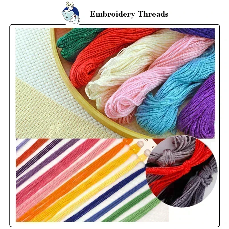 JoySundayThe Girl in Red and the Big Bad Wolf Cross Stitch 14CT/16CT/11CT Stamped Fabric Embroidery Kit Needlework Home Décor - Image 4