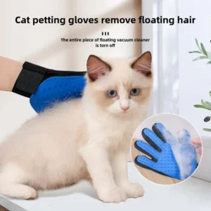 Cat Grooming Glove Pet Cat Comb Bathing Brush for Cats Hair Removal Massage Brush Soft Bristles Pet Grooming Cleaning Supplies